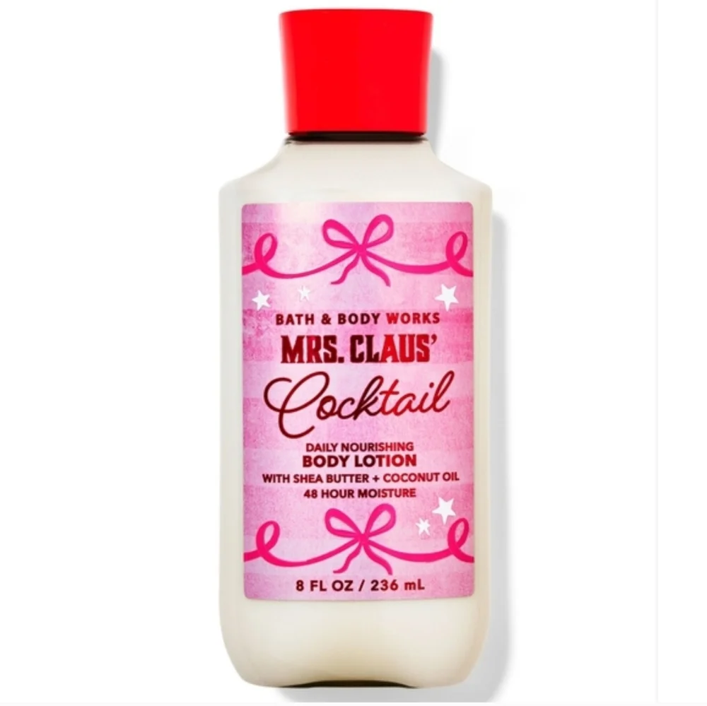 Bath & Body Works Mrs. Claus' Cocktail Body Lotion 8oz NEW RARE